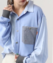 Happy long sleeve snap shirt / ハッピー 長袖 スナップシャツ unisex