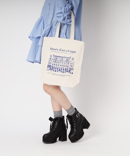 cs T&P(シーエスティーアンドピー)の「厚底レースアップブーツ(ブーツ・レディース・ブラック/ホワイト/パープル系・LL/S/M/L)」の18枚目の写真