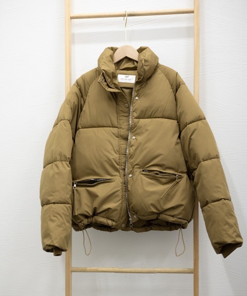Miniministore(ミニミニストア)の「エコダウンジャケット 中綿ブルゾン 韓国(ダウンジャケット/コート・レディース・カーキ/ブラック/ワインレッド/アイボリー・FREE)」の17枚目の写真