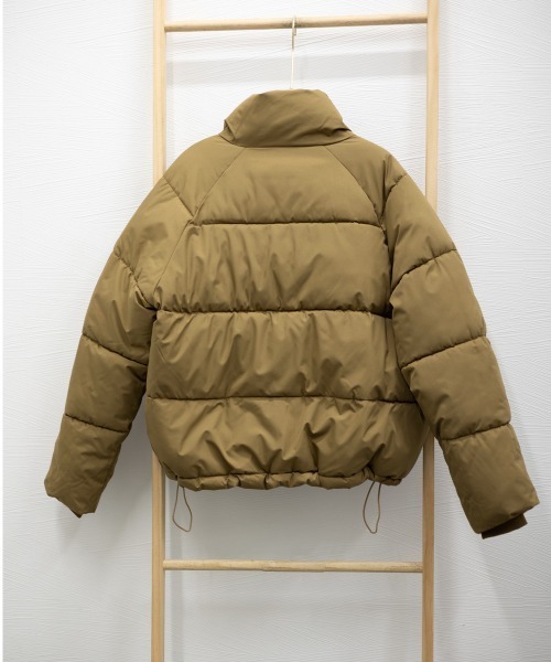 Miniministore(ミニミニストア)の「エコダウンジャケット 中綿ブルゾン 韓国(ダウンジャケット/コート・レディース・カーキ/ブラック/ワインレッド/アイボリー・FREE)」の18枚目の写真