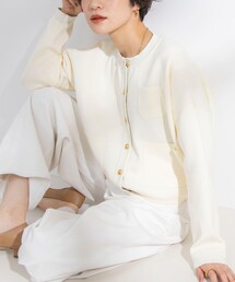 ◇【WEB限定】ポッケ付きクルーネックカーディガン