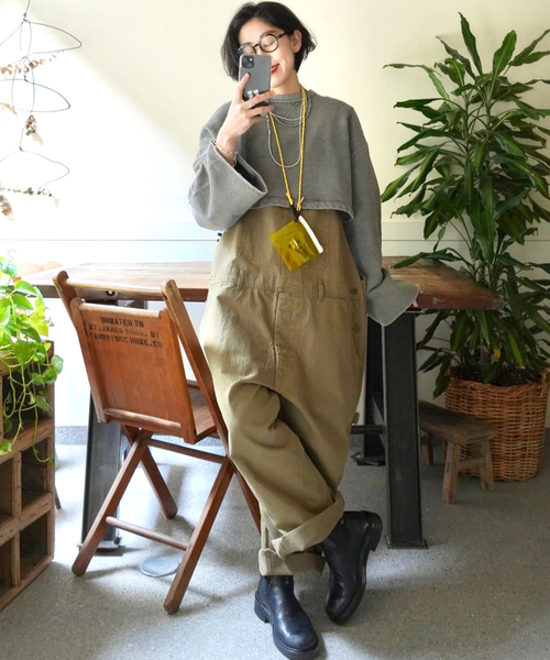 journal standard luxe ヴィンテージヘリンボンオーバーオール