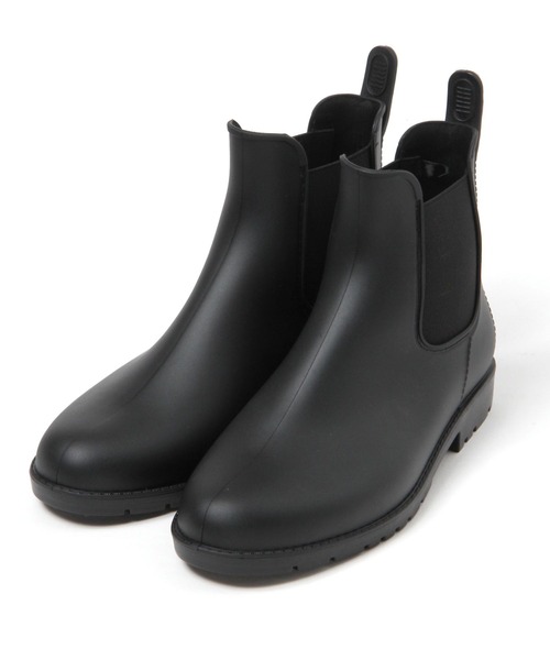 GLOBAL WORK（グローバルワーク）の「軽量レインブーツ/994017（レインシューズ・レディース・ブラック/ブラック系1・MEDIUM/LARGE）」の2枚目の写真