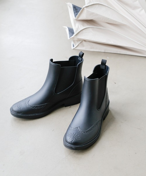 GLOBAL WORK（グローバルワーク）の「軽量レインブーツ/994017（レインシューズ・レディース・ブラック/ブラック系1・MEDIUM/LARGE）」の20枚目の写真