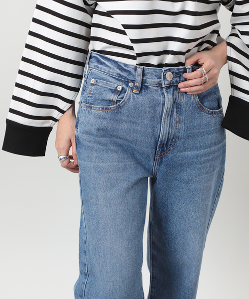 VERMEIL par iena(ヴェルメイユパーイエナ)の「【NEEDBY heritage/ニードバイ ヘリテージ】JOE(デニムパンツ・レディース・コバルトブルー・24/23/26/25)」の3枚目の写真