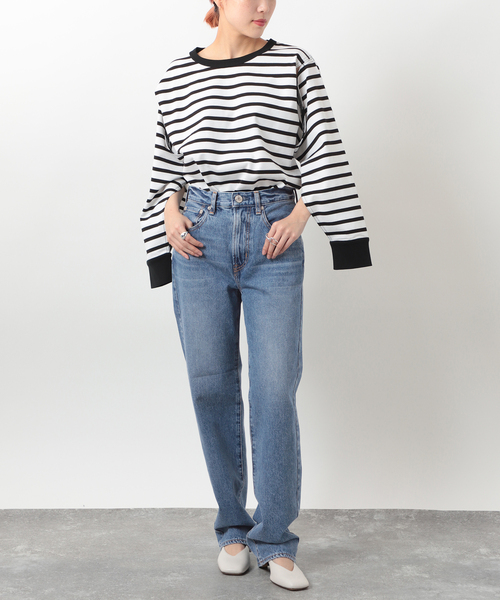 VERMEIL par iena(ヴェルメイユパーイエナ)の「【NEEDBY heritage/ニードバイ ヘリテージ】JOE(デニムパンツ・レディース・コバルトブルー・24/23/26/25)」の6枚目の写真