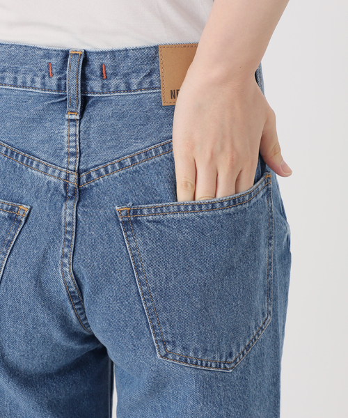 VERMEIL par iena(ヴェルメイユパーイエナ)の「【NEEDBY heritage/ニードバイ ヘリテージ】JOE(デニムパンツ・レディース・コバルトブルー・24/23/26/25)」の12枚目の写真