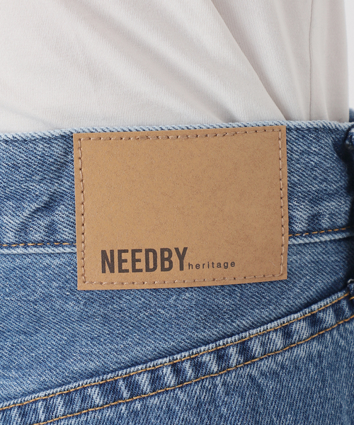 VERMEIL par iena(ヴェルメイユパーイエナ)の「【NEEDBY heritage/ニードバイ ヘリテージ】JOE(デニムパンツ・レディース・コバルトブルー・24/23/26/25)」の13枚目の写真