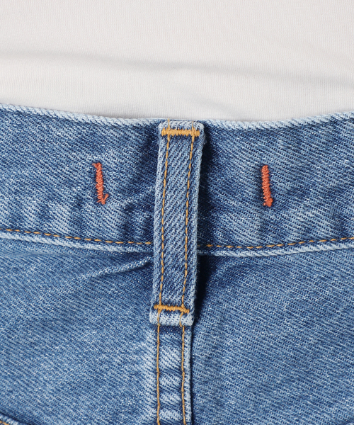 VERMEIL par iena(ヴェルメイユパーイエナ)の「【NEEDBY heritage/ニードバイ ヘリテージ】JOE(デニムパンツ・レディース・コバルトブルー・24/23/26/25)」の14枚目の写真