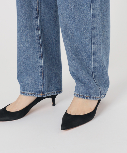 VERMEIL par iena(ヴェルメイユパーイエナ)の「【NEEDBY heritage/ニードバイ ヘリテージ】JOE(デニムパンツ・レディース・コバルトブルー・24/23/26/25)」の17枚目の写真