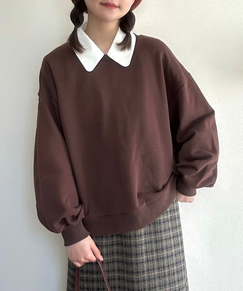 Cham.（チャム）の「古着っぽチェックスカート（スカート・レディース・ブラウン・F）」の10枚目の写真