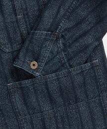 RRL（ダブル アール エル）の「インディゴ ストライプド ツイル