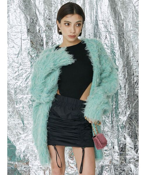 EVRIS（エヴリス）の「リブボディスーツ（Tシャツ/カットソー・レディース・ホワイト/ブラック/グレー・FREE）」の12枚目の写真