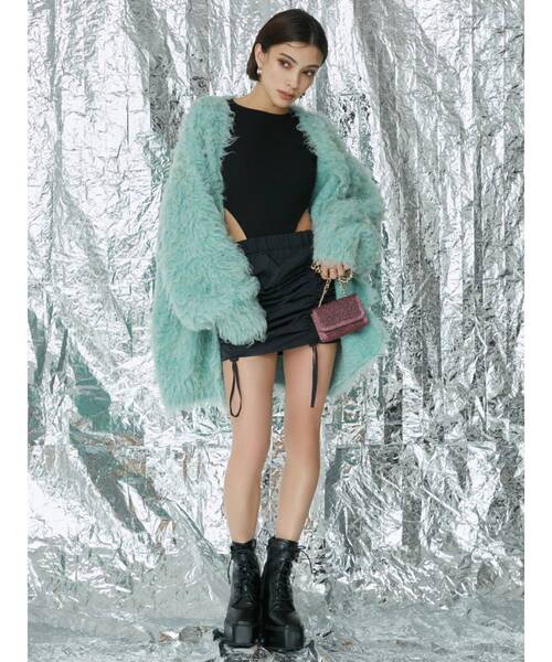 EVRIS（エヴリス）の「リブボディスーツ（Tシャツ/カットソー・レディース・ホワイト/ブラック/グレー・FREE）」の13枚目の写真