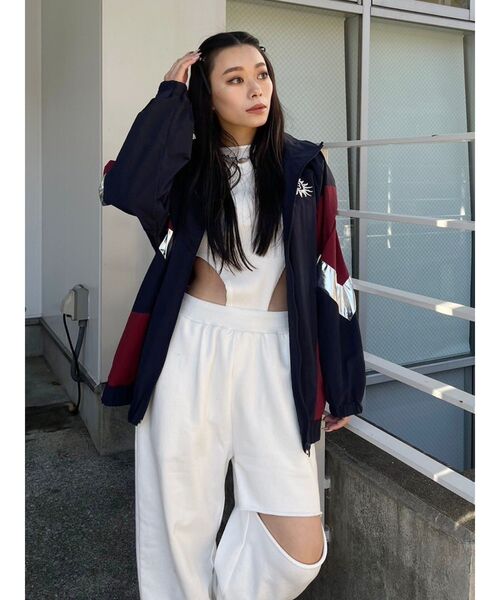 EVRIS（エヴリス）の「リブボディスーツ（Tシャツ/カットソー・レディース・ホワイト/ブラック/グレー・FREE）」の18枚目の写真