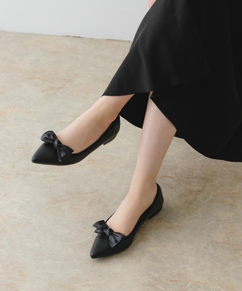 RODE SKO(ロデスコ)の「リボン2WAYパンプス(パンプス・レディース・ブラック/ドット・37/38/36)」の11枚目の写真