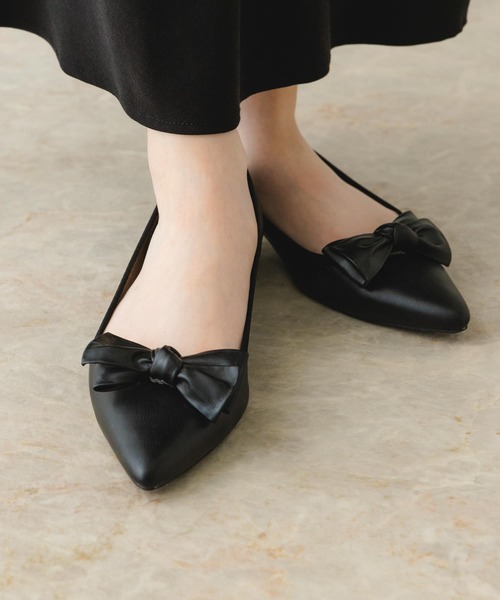 RODE SKO(ロデスコ)の「リボン2WAYパンプス(パンプス・レディース・ブラック/ドット・37/38/36)」の12枚目の写真