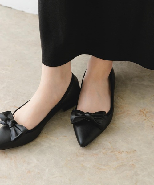 RODE SKO(ロデスコ)の「リボン2WAYパンプス(パンプス・レディース・ブラック/ドット・37/38/36)」の13枚目の写真