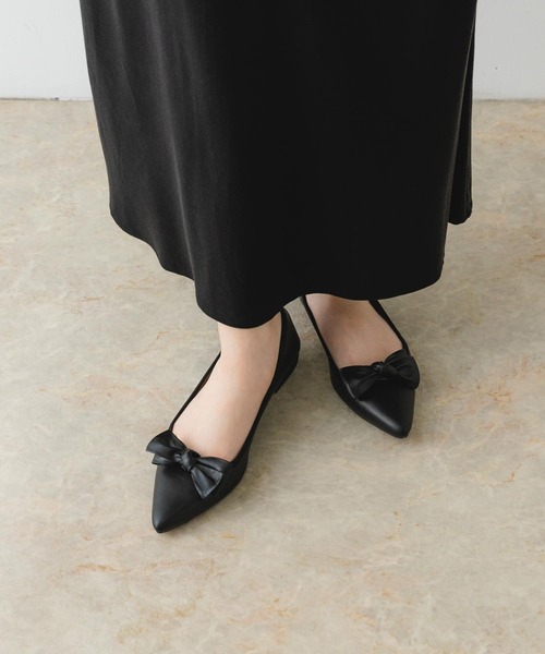 RODE SKO(ロデスコ)の「リボン2WAYパンプス(パンプス・レディース・ブラック/ドット・37/38/36)」の18枚目の写真