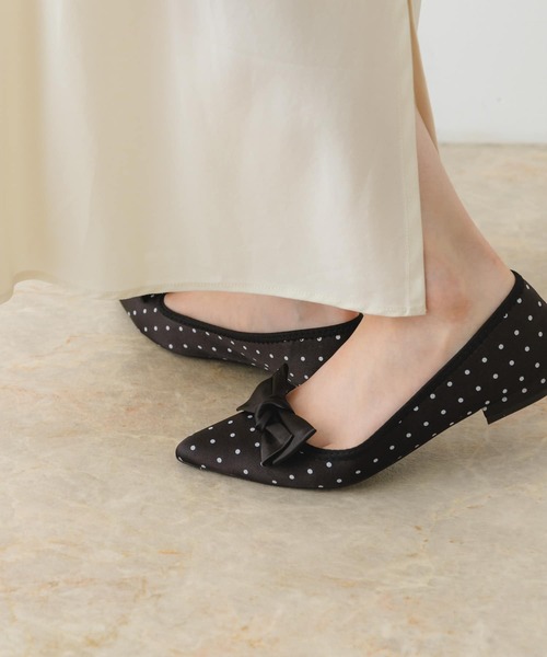 RODE SKO(ロデスコ)の「リボン2WAYパンプス(パンプス・レディース・ブラック/ドット・37/38/36)」の22枚目の写真