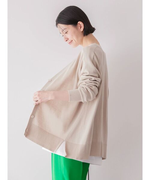 AMERICAN HOLIC(アメリカンホリック)の「UVカットミディニットカーディガン【WEB限定サイズ有】(カーディガン/ボレロ・レディース・グレイッシュベージュ/ブルー/オフホワイト/オレンジ/ネイビー・M/L/S)」の21枚目の写真