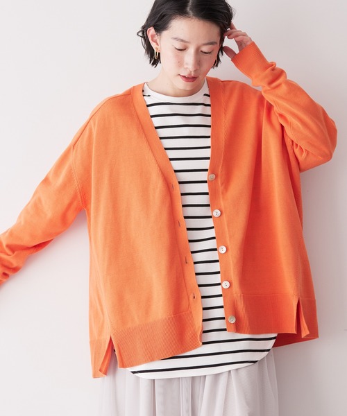 セール】UVカットミディニットカーディガン【WEB限定サイズ有