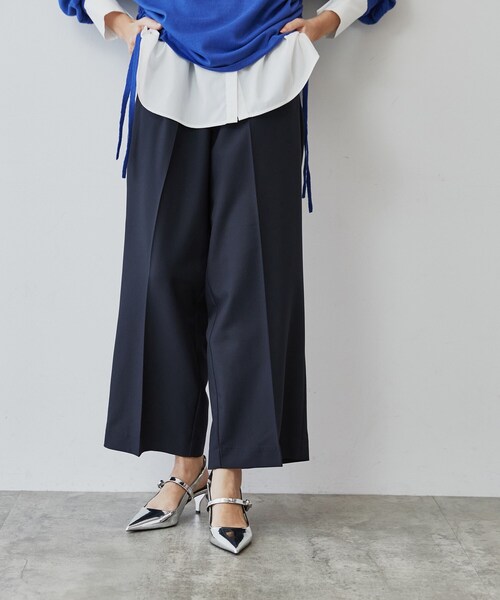 cloenc（クロエンス）の「◆【手洗い可】ツイルストレートパンツ（その他パンツ・レディース・ライトグレー/ベージュ/ネイビー・01/02/03）」の14枚目の写真