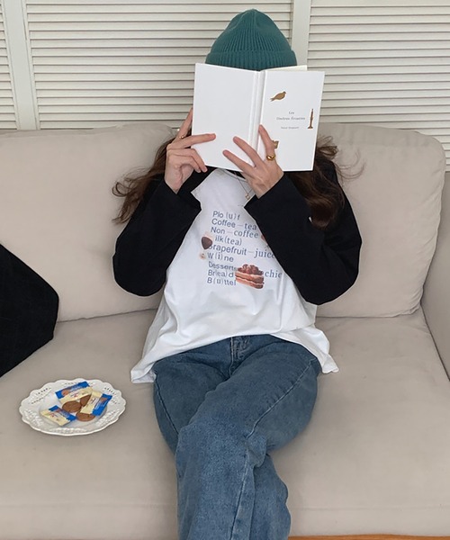 LAFFMO（ラフモ）の「ラグラン長袖カットソー（Tシャツ/カットソー・レディース・レッド/ブラック・F）」の8枚目の写真