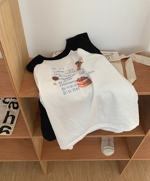 LAFFMO（ラフモ）の「ラグラン長袖カットソー（Tシャツ/カットソー・レディース・レッド/ブラック・F）」の14枚目の写真