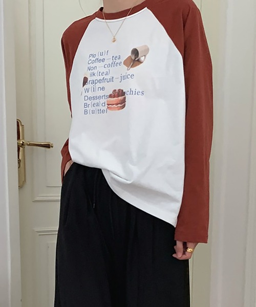 LAFFMO（ラフモ）の「ラグラン長袖カットソー（Tシャツ/カットソー・レディース・レッド/ブラック・F）」の19枚目の写真