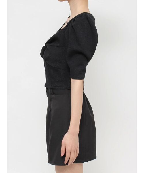 EATME(イートミー)の「ツイストリブTOP(ニット/セーター・レディース・ブラック/グレー・FREE)」の10枚目の写真