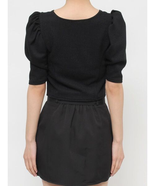 EATME(イートミー)の「ツイストリブTOP(ニット/セーター・レディース・ブラック/グレー・FREE)」の11枚目の写真