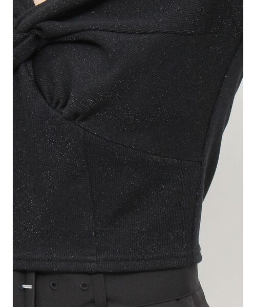 EATME(イートミー)の「ツイストリブTOP(ニット/セーター・レディース・ブラック/グレー・FREE)」の14枚目の写真