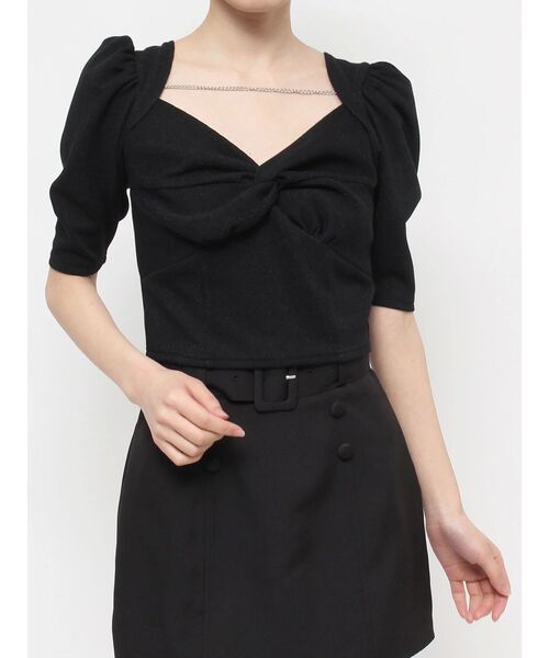 EATME(イートミー)の「ツイストリブTOP(ニット/セーター・レディース・ブラック/グレー・FREE)」の20枚目の写真