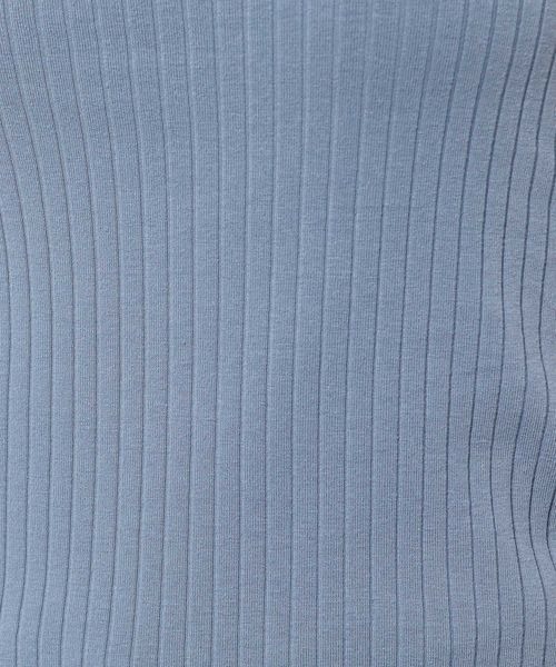 mysty woman（ミスティウーマン）の「チュール2WAYタンク 　113504（タンクトップ・レディース・ブルー/オフホワイト/ブラック・FREE）」の7枚目の写真