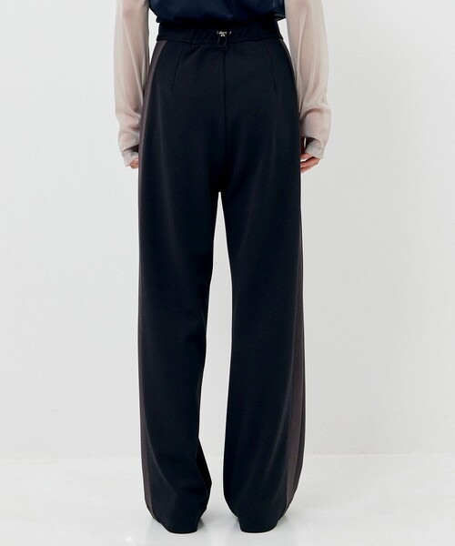 CITY TOKYO（シティトウキョウ）の「【手洗い可能】ジョーゼットサイドラインストレートパンツ（その他パンツ・レディース・ブラック/ベージュ・2/1）」の14枚目の写真