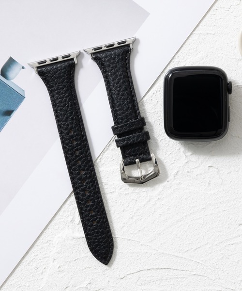 emonique(エモニーク)の「本革レザー Apple Watch バンド スマートウォッチバンド【38/40/41/42/44/45/49mm対応】(デジタル腕時計・レディース・グリーン/オレンジ/ブラウン/ダークブラウン/ブラック/ホワイト・42/38)」の1枚目の写真