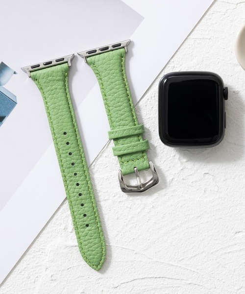emonique(エモニーク)の「本革レザー Apple Watch バンド スマートウォッチバンド【38/40/41/42/44/45/49mm対応】(デジタル腕時計・レディース・グリーン/オレンジ/ブラウン/ダークブラウン/ブラック/ホワイト・42/38)」の8枚目の写真