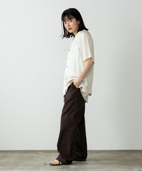 ブラウス シャツ  /カルバンクライン S/S BUTTON DOWN ショートスリーブオープンカラーシャツ レディース Calvin Klein ブラウス シャツ Klein/カルバンクライン S/S