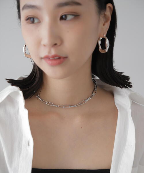 FREE'S MART（フリーズマート）の「チェーンチョーカー（ネックレス・レディース・シルバー・ﾌﾘ-）」の7枚目の写真