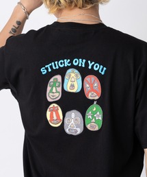 7.4oz STUCK ON YOU刺繍Tee