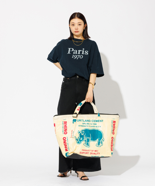ABAHOUSE(アバハウス)の「WEB限定【THAILAND MADE/タイランド メイド】/ セメント バッグL(トートバッグ・メンズ・その他1/その他2/その他3/その他4/その他5/その他6/その他7/その他8・フリー)」の11枚目の写真