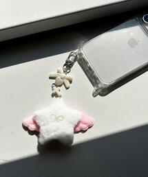 WEGO/ふわふわウィングストラップキーホルダー