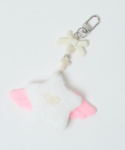 WEGO(ウィゴー)の「WEGO/ふわふわウィングストラップキーホルダー(キーホルダー・レディース・その他4/その他1/その他2/その他3・FREE)」の5枚目の写真