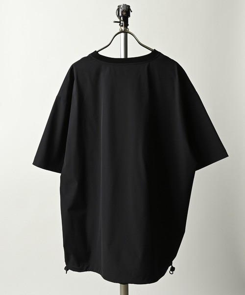 ATELANE（アテレーン）の「ATELANE/アイスファブリック ルーズシルエット裾絞れるTee（その他トップス・メンズ・ネイビー/ホワイト/ブラック・MEDIUM/LARGE/X-LARGE）」の5枚目の写真