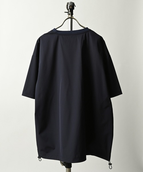 ATELANE（アテレーン）の「ATELANE/アイスファブリック ルーズシルエット裾絞れるTee（その他トップス・メンズ・ネイビー/ホワイト/ブラック・MEDIUM/LARGE/X-LARGE）」の6枚目の写真