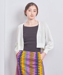 UNITED ARROWS | ボタンレス クロップド カーディガン(カーディガン/ボレロ)