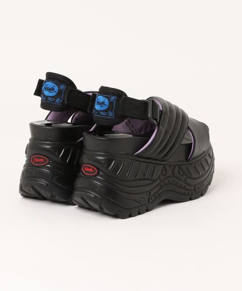 YOSUKE（ヨースケ）の「【YOSUKE】厚底パデッドベルトサンダル 4460061（サンダル・レディース・ブラック/イエロー系その他/ホワイト・23.0cm/23.5cm/24.0cm/24.5cm/25.0cm/22.5cm）」の4枚目の写真