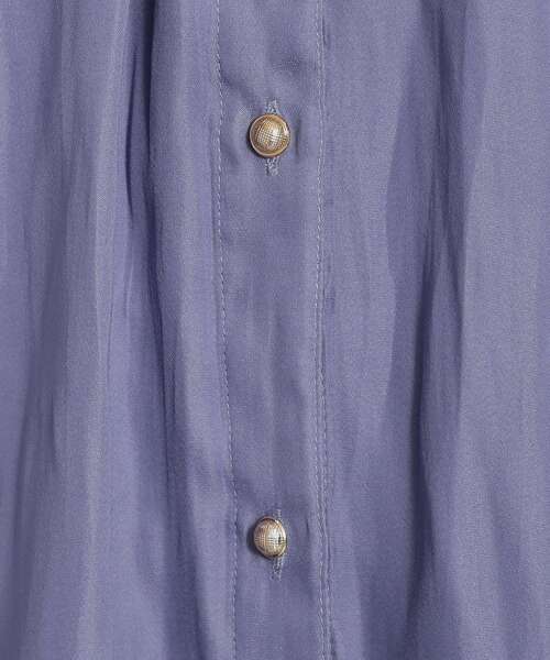 ITS'DEMO（イッツデモ）の「◆【通勤／体型カバー】サテン前開きブラウス（シャツ/ブラウス・レディース・アイボリー/グリーン系/ピンク/ライトブルー・00）」の20枚目の写真