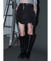 Adoon plain | ナイロンシャーリングスカート(スカート)